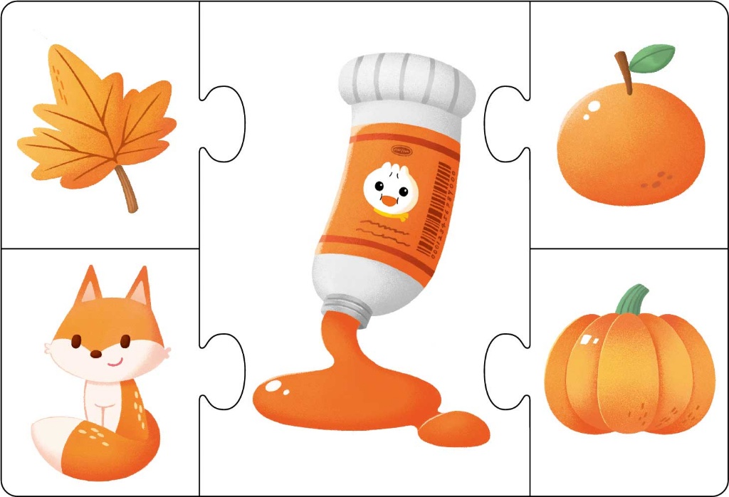 FOOD超人腦力開發圖卡教具-彩色世界